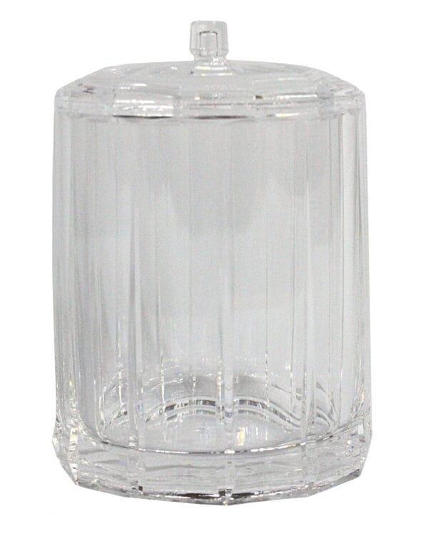 Acrylic Jar with Lid for Cotton, Etc