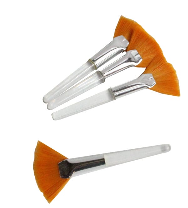 Mini Fan Brush - For Facials, Masks & More
