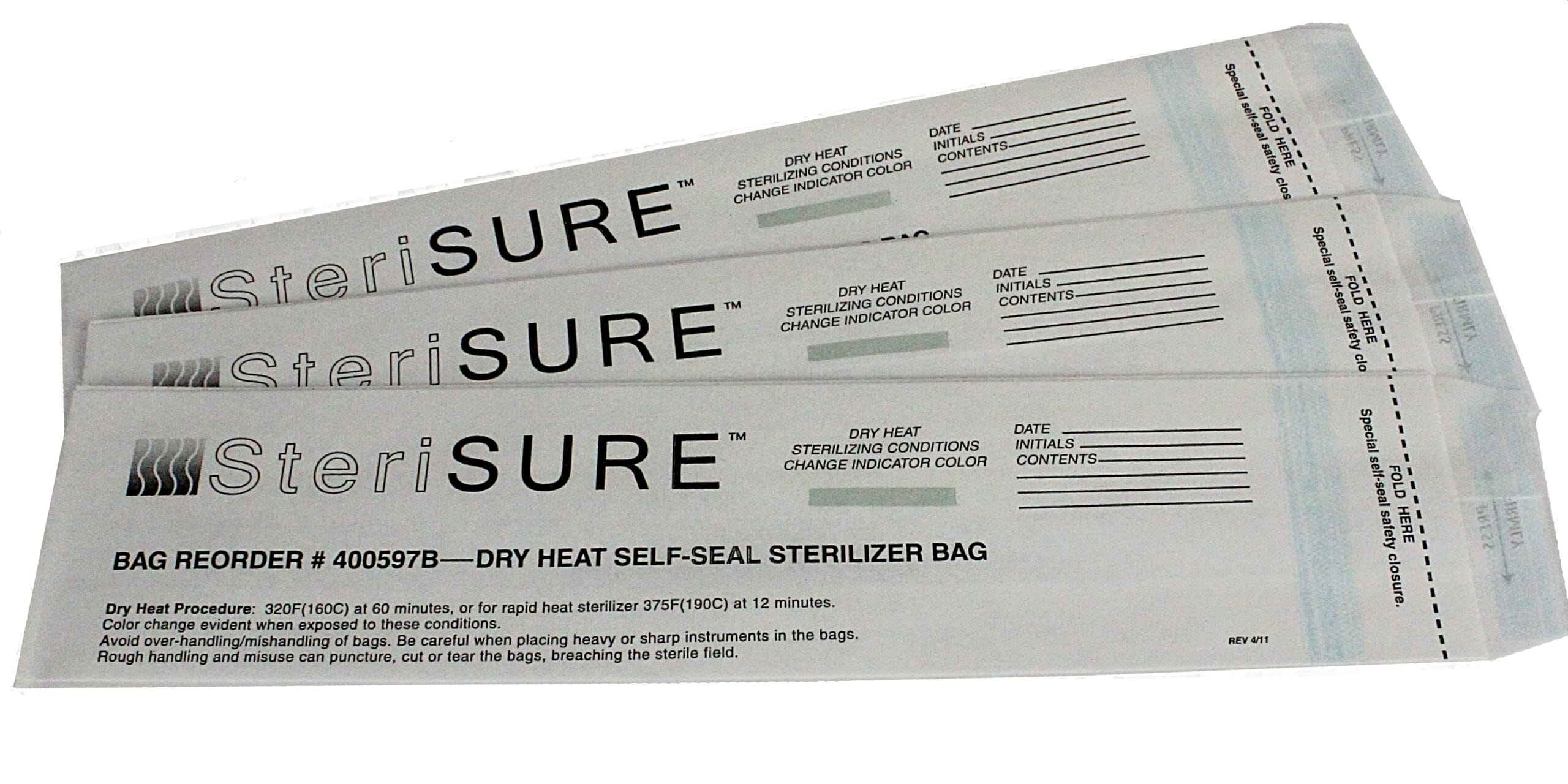 bags for dry heat sterilization