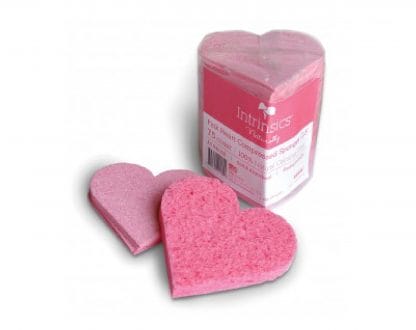Heart shaped sponge