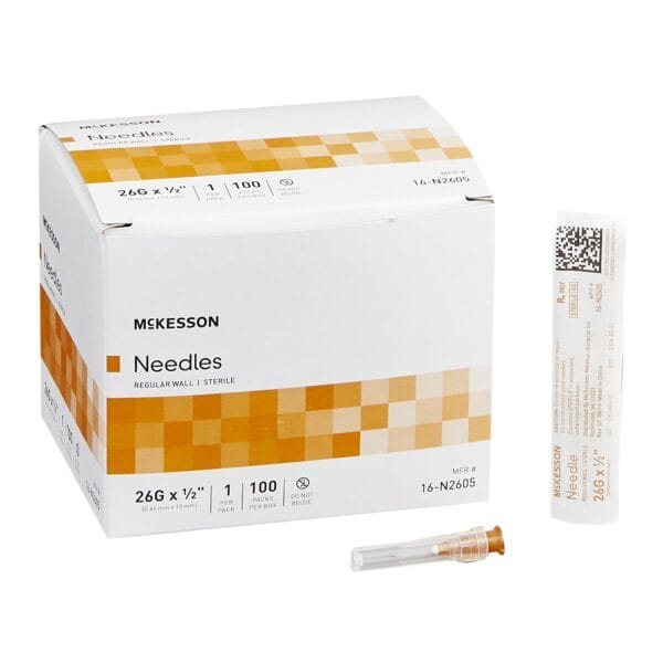 26 Gauge Needle 100 ct For Extractions